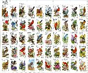 1982 State Birds and Flowers 20 Cent US Postage Stamp MNH Sheet of 50 Scott #1953-2002