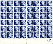 1984 Eleanor Roosevelt 20 Cent US Postage Stamp MNH Sheet of 48 Scott #2105
