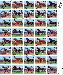 1985 Horses 22 Cent US Postage Stamp MNH Sheet of 40 Scott #2155-2158