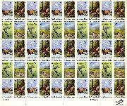 1981 Wildlife Habitats 18 Cent US Postage Stamp MNH Sheet of 50 Scott #1921-1924