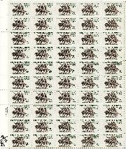 1981 Frederic Remington 18 Cent US Postage Stamp MNH Sheet of 50 Scott #1934