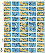 1981 Battle of Yorktown 18 Cent US Postage Stamp MNH Sheet of 50 Scott #1937-1938