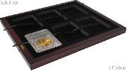 Coin Tray for 6 Slabs fits in Mahogany Wood Coin Display