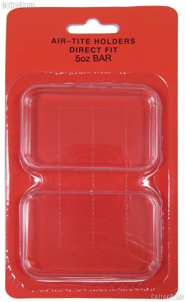 Air-Tite Coin Capsule Direct Fit "BAR" Coin Holder 5oz SILVER BAR