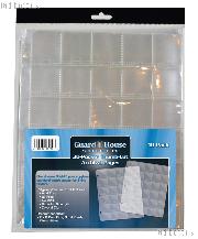 30 Pocket Thumb-Cut Coin Pages for 1.5x1.5 Holders by GuardHouse Shield - 10 Pack