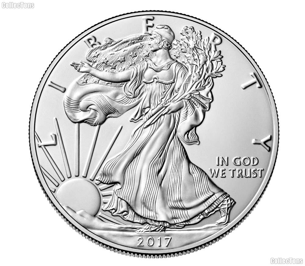 2017-W Burnished BU American Silver Eagle * 1oz Silver
