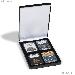 Leatherette Coin Display Box for 4 Certified Slabs by Lighthouse NOBILE