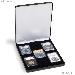 Leatherette Coin Display Box for 5 Certified Slabs by Lighthouse NOBILE