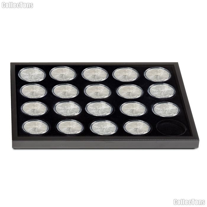 Coin Tray for 20 American Silver Eagle Dollars by Lighthouse