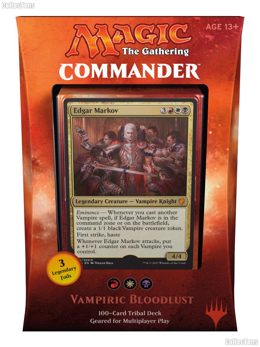 MTG Magic The Gathering Commander 2017 100-Card Deck: Vampiric Bloodlust