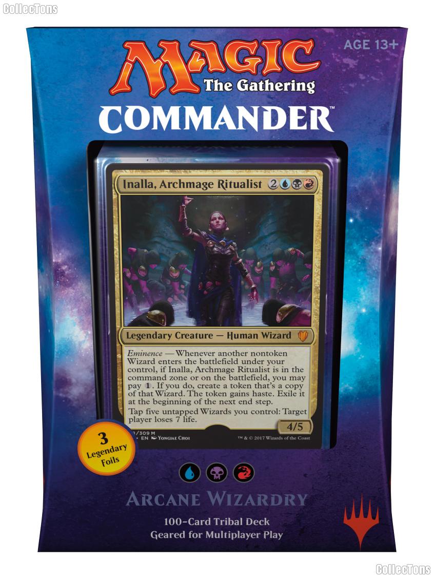 MTG Magic The Gathering Commander 2017 100-Card Deck: Arcane Wizardry