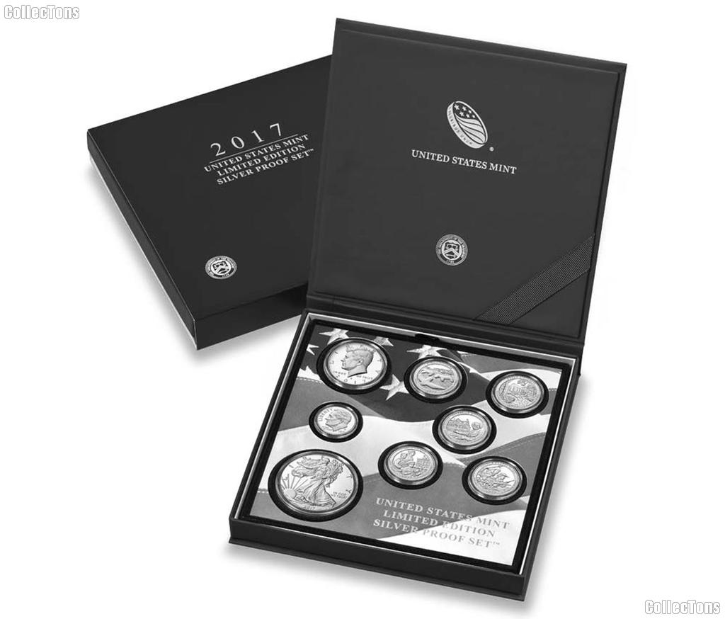 2017 Limited Edition SILVER Proof Set - 8 Coin U.S. Mint Proof Set