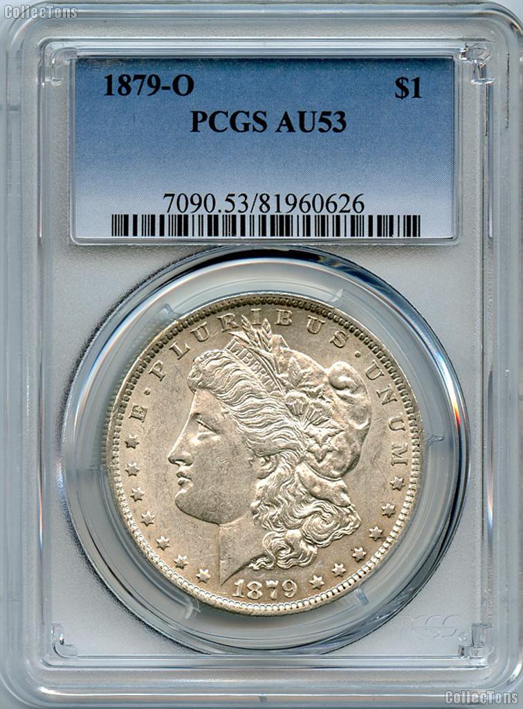 1879-O Morgan Silver Dollar - PCGS AU 53