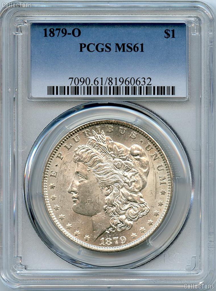 1879-O Morgan Silver Dollar - PCGS MS 61