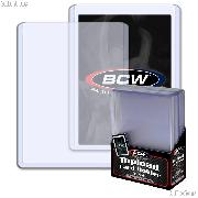 3x4 Sports Card Holders by BCW 10 Pack Thick Card Topload Sleeves 108 Point 2.75mm