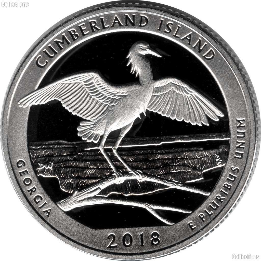 2018-S Georgia Cumberland Island National Seashore Quarter GEM PROOF America the Beautiful