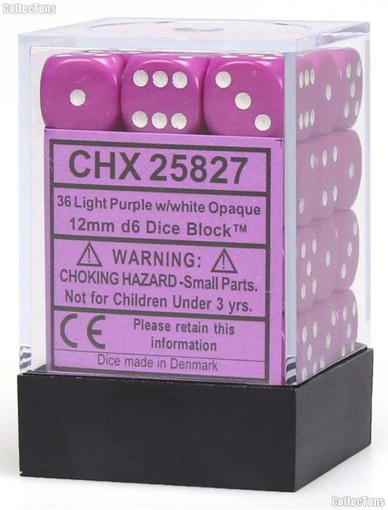Chessex Würfel CHX23804 - Red w-white Translucent 12mm d6 with pips Dice Blocks