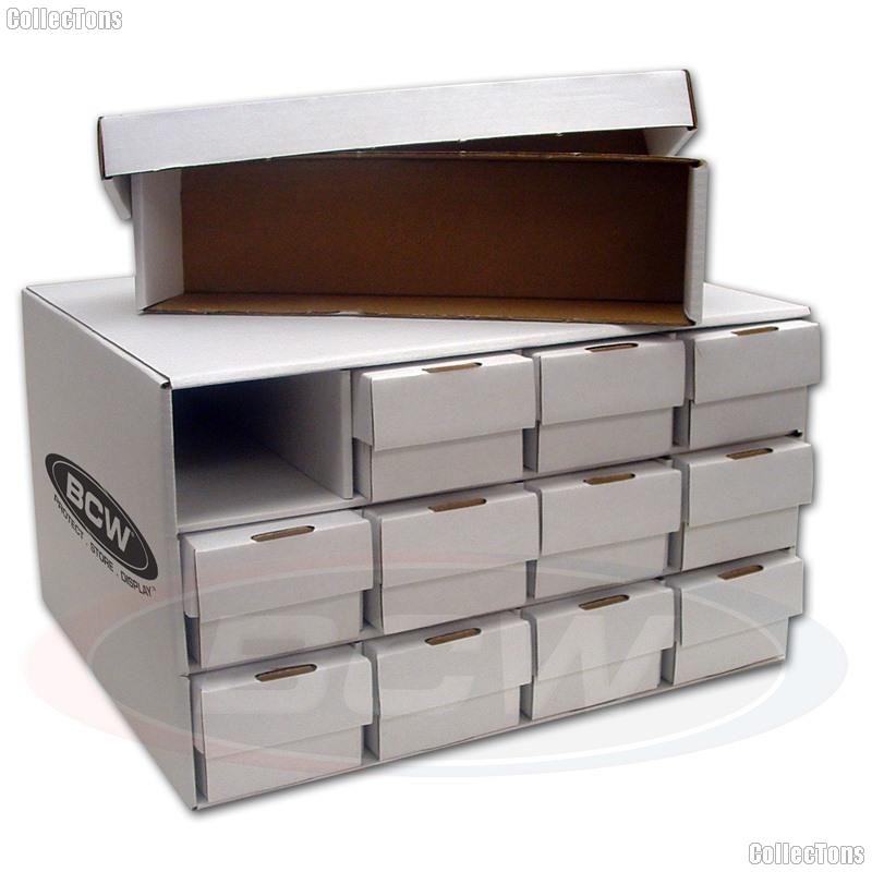 Card House w/ Twelve 800 Count Trading Card Storage Boxes by BCW