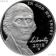 2018-S Jefferson Nickel PROOF Coin 2018 Proof Nickel Coin