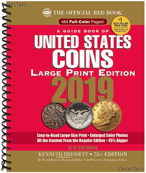 Whitman Red Book of United States Coins 2019 - Large Print