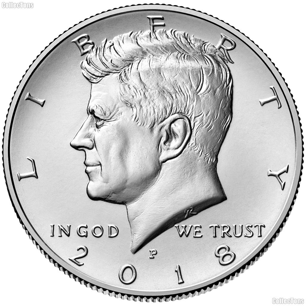 2018-P Kennedy Half Dollar GEM BU 2018 Kennedy Half