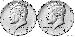 2018 P & D Kennedy Half Dollars GEM BU 2018 Kennedy Halves