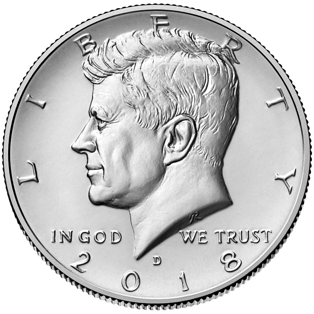 2018-D Kennedy Half Dollar GEM BU 2018 Kennedy Half