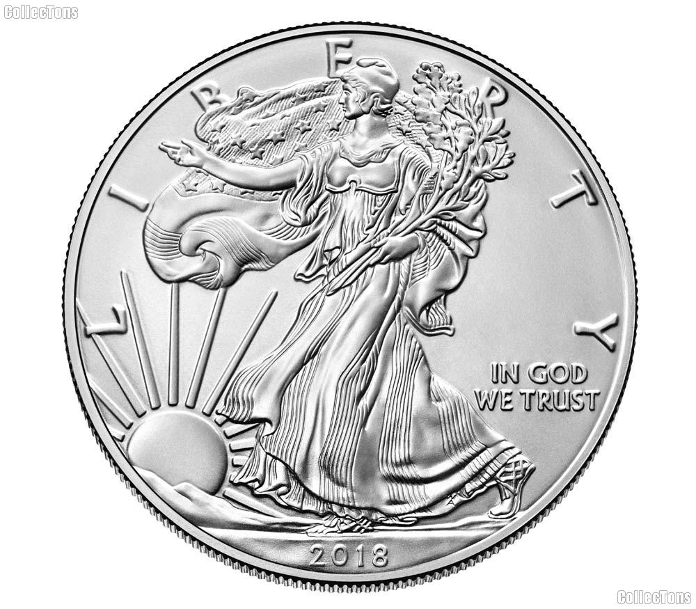 2018-W Burnished BU American Silver Eagle * 1oz Silver