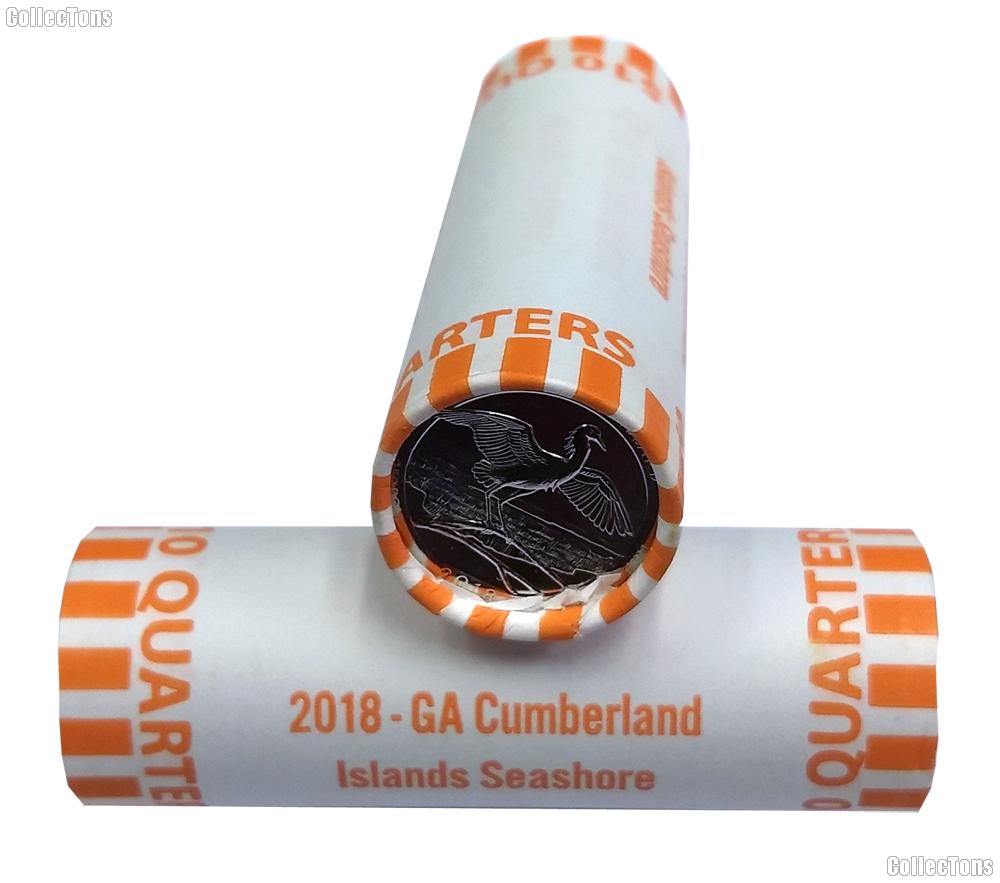 2018-P Georgia Cumberland Island National Monument Quarter Roll GEM BU America the Beautiful
