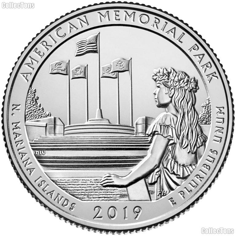 2019-S Northern Mariana Islands American Memorial Park Quarter GEM PROOF America the Beautiful