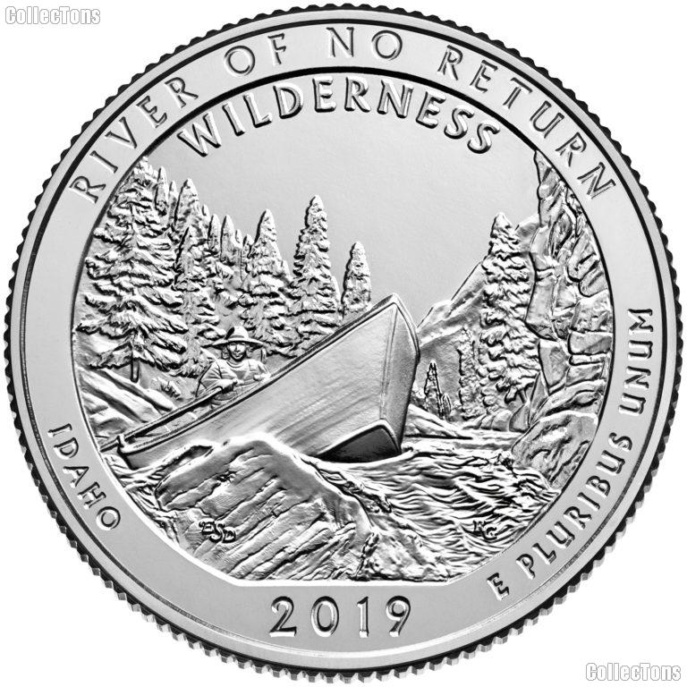 2019-P Idaho Frank Church River of No Return Wilderness  Quarter GEM BU America the Beautiful