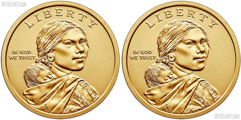 2019 P & D Native American Dollar BU 2019 Sacagawea Dollar SAC