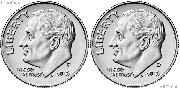 2018 P & D Roosevelt Dime GEM BU 2018 Dimes Perfect for Album