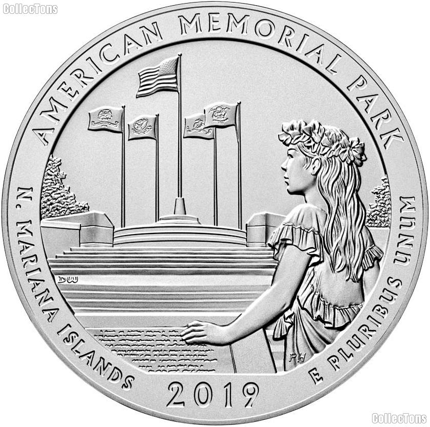 2019-W Northern Mariana Islands American Memorial Park Quarter GEM BU Great American Coin Hunt