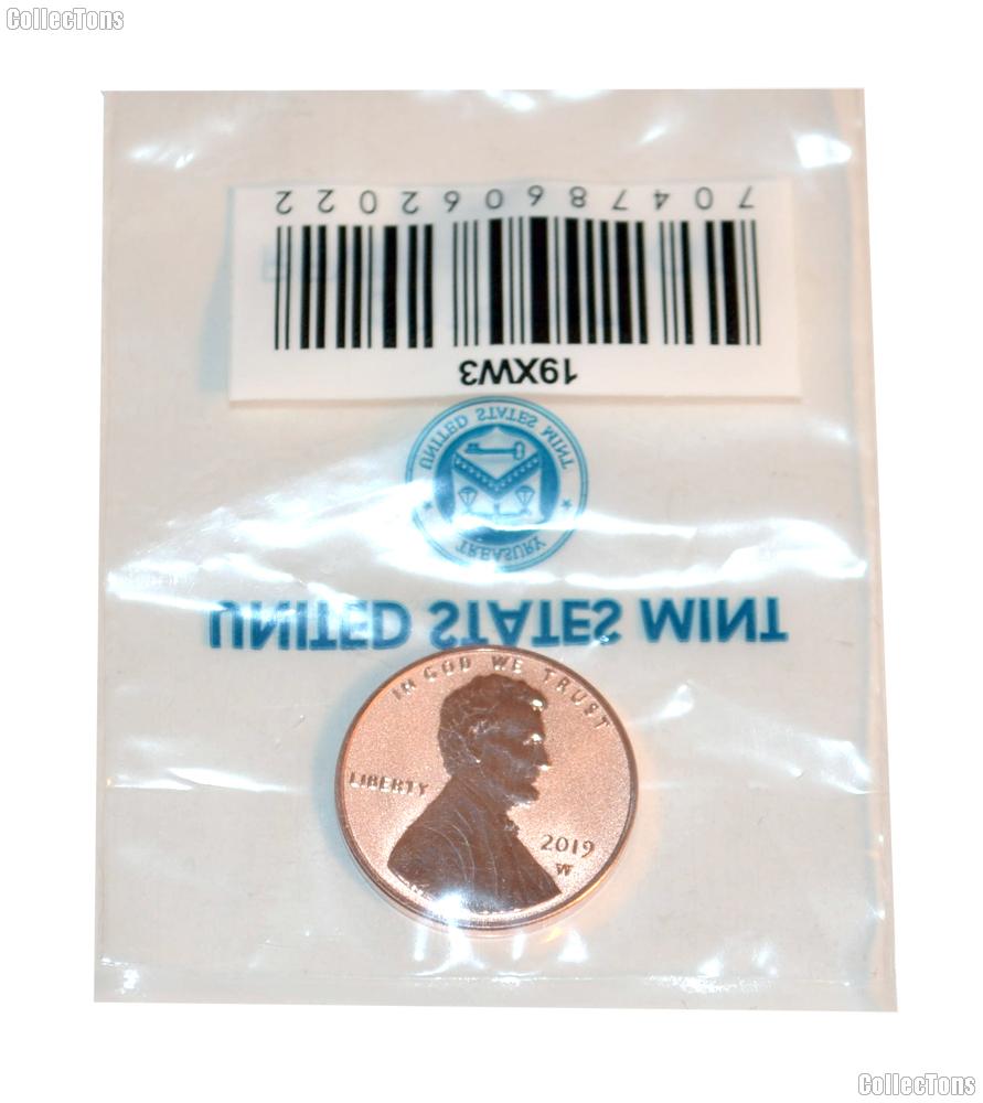 2019-W Lincoln Shield Cent * REVERSE PROOF Lincoln Union Shield Penny