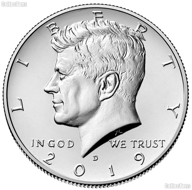 2019-D Kennedy Half Dollar GEM BU 2019 Kennedy Half