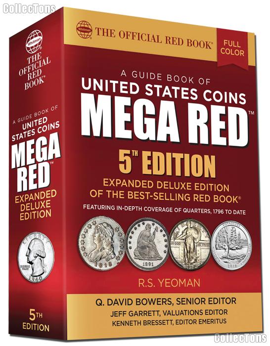 Whitman MEGA Red Book of United States Coins 2020 - Deluxe 5th Edition