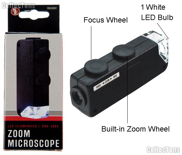 SE Mini Zoom 60x-100x Microscope LED Illuminated