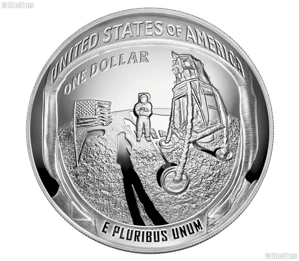2019-P Apollo 11 50th Anniversary Five Ounce Proof Silver Dollar