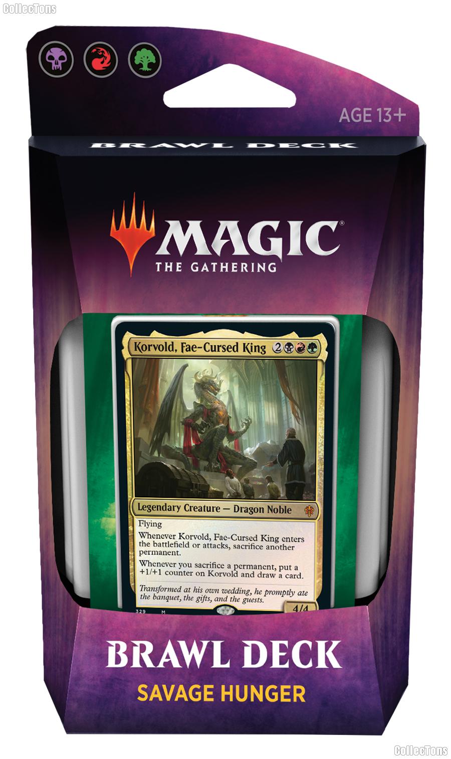MTG Throne of Eldraine Magic the Gathering Brawl Deck Savage Hunter
