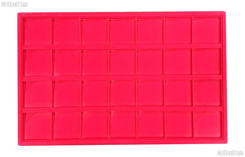 Universal Coin Tray for 2x2 Coin Holders in Red