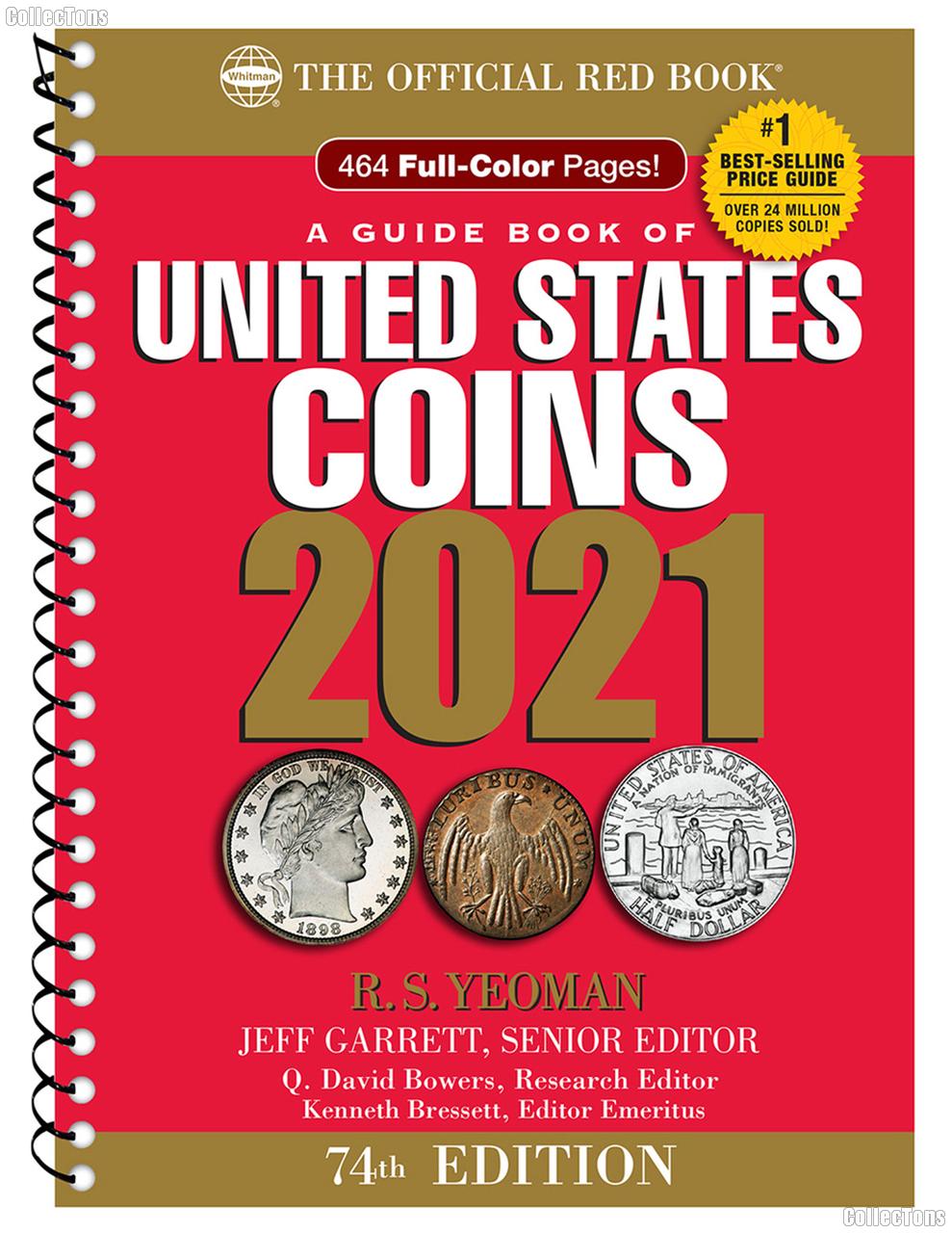 Whitman Red Book United States Coins 2021 Spiral $6.99