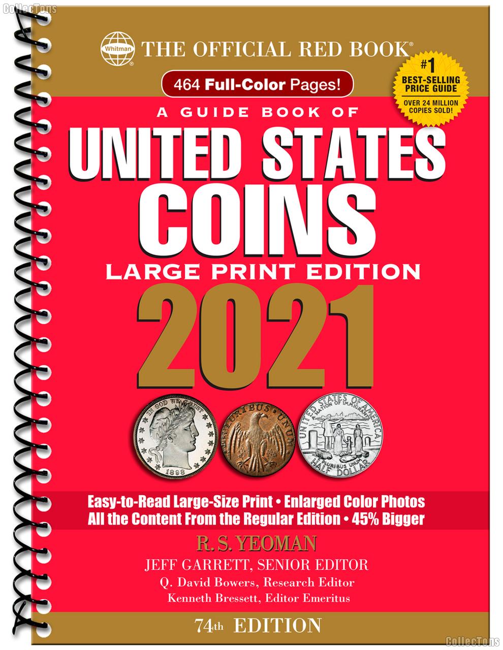 Whitman Red Book of United States Coins 2021 - Large Print