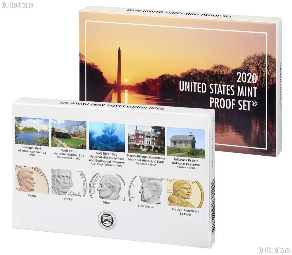 2020 PROOF SET * ORIGINAL * 10 Coin U.S. Mint Proof Set