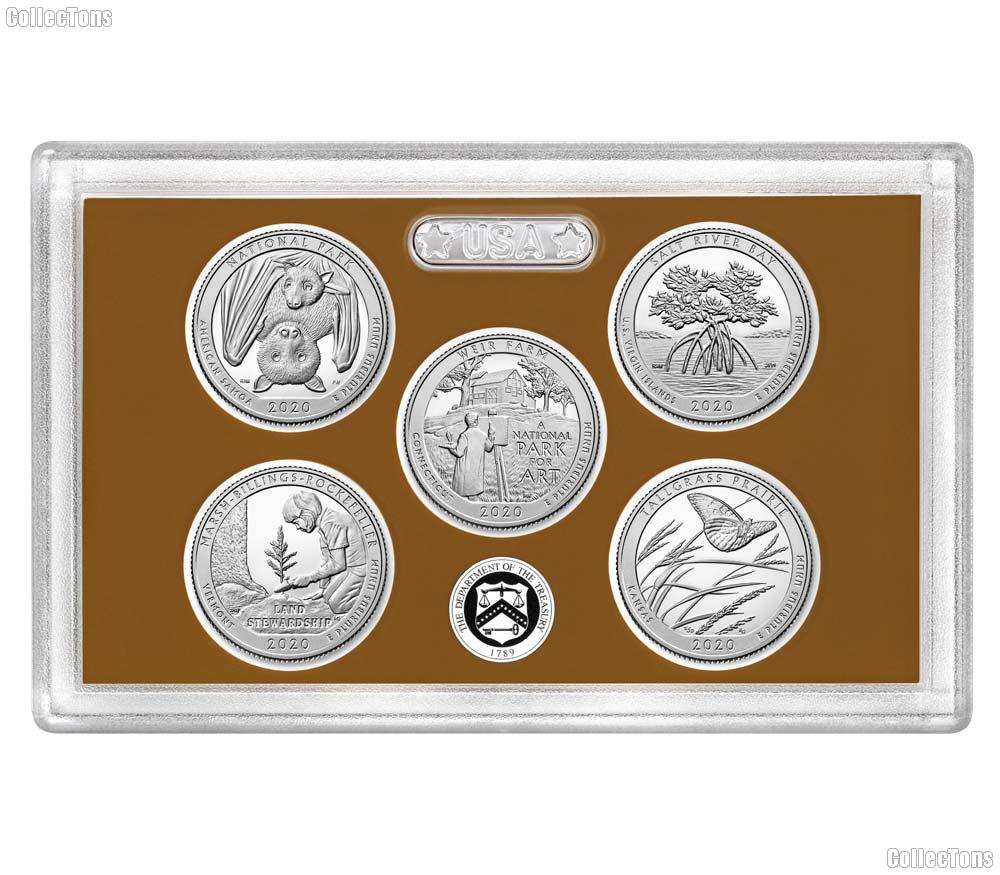 2020 QUARTER PROOF SET * ORIGINAL * 5 Coin U.S. Mint Proof Set