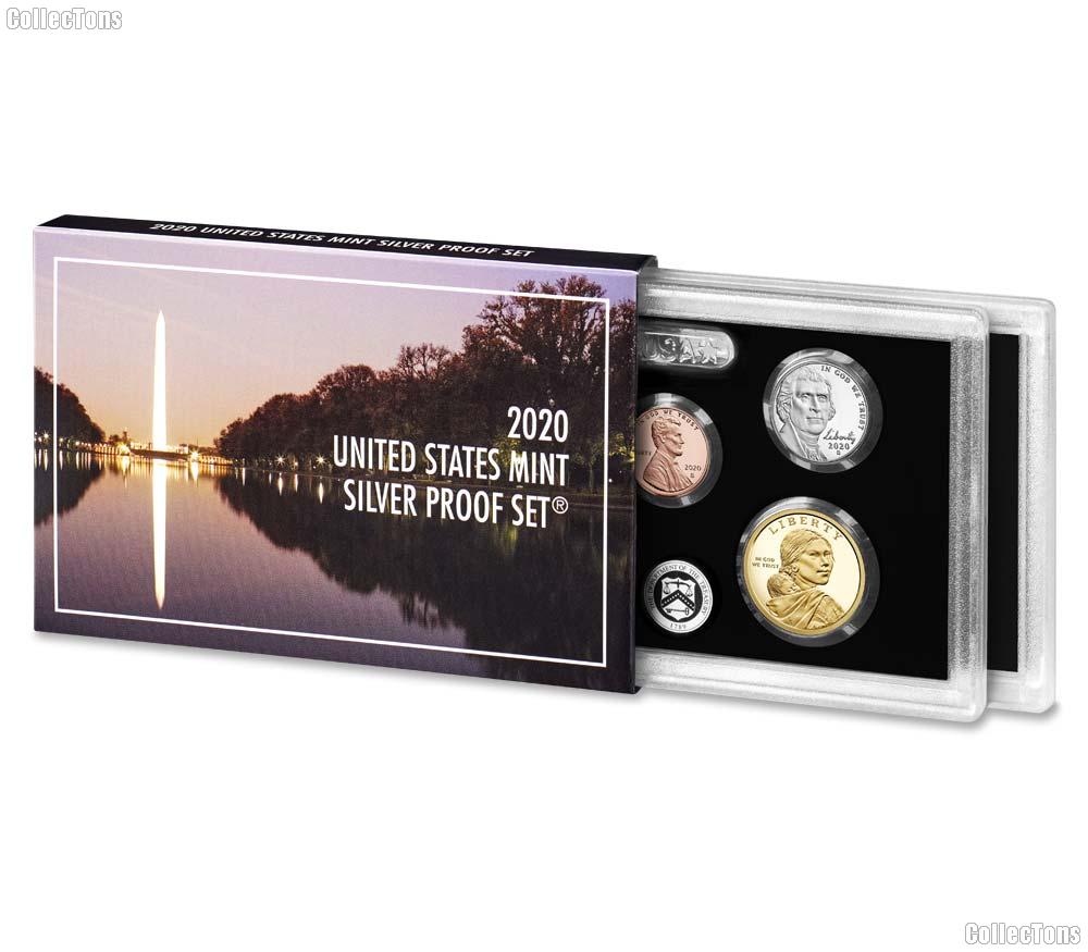 2020 SILVER PROOF SET * ORIGINAL * 10 Coin U.S. Mint Proof Set