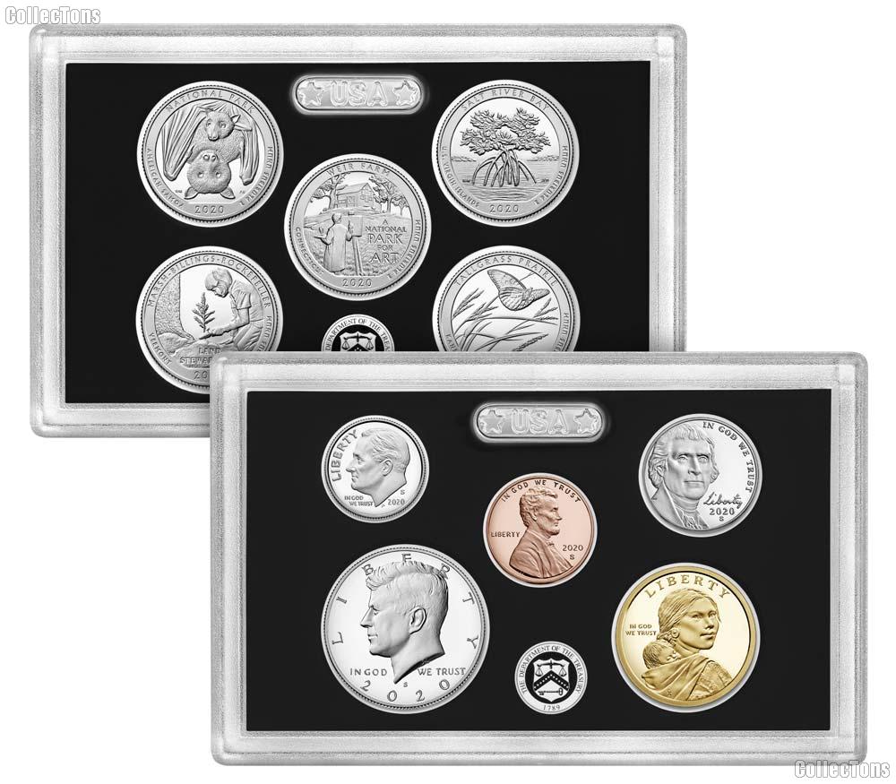 2020 SILVER PROOF SET * ORIGINAL * 10 Coin U.S. Mint Proof Set