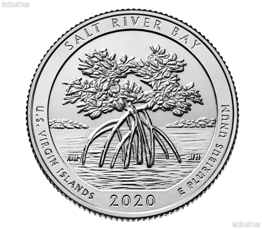 2020-S US Virgin Islands Salt River Bay Park and Preserve National Park Quarter GEM BU America the Beautiful