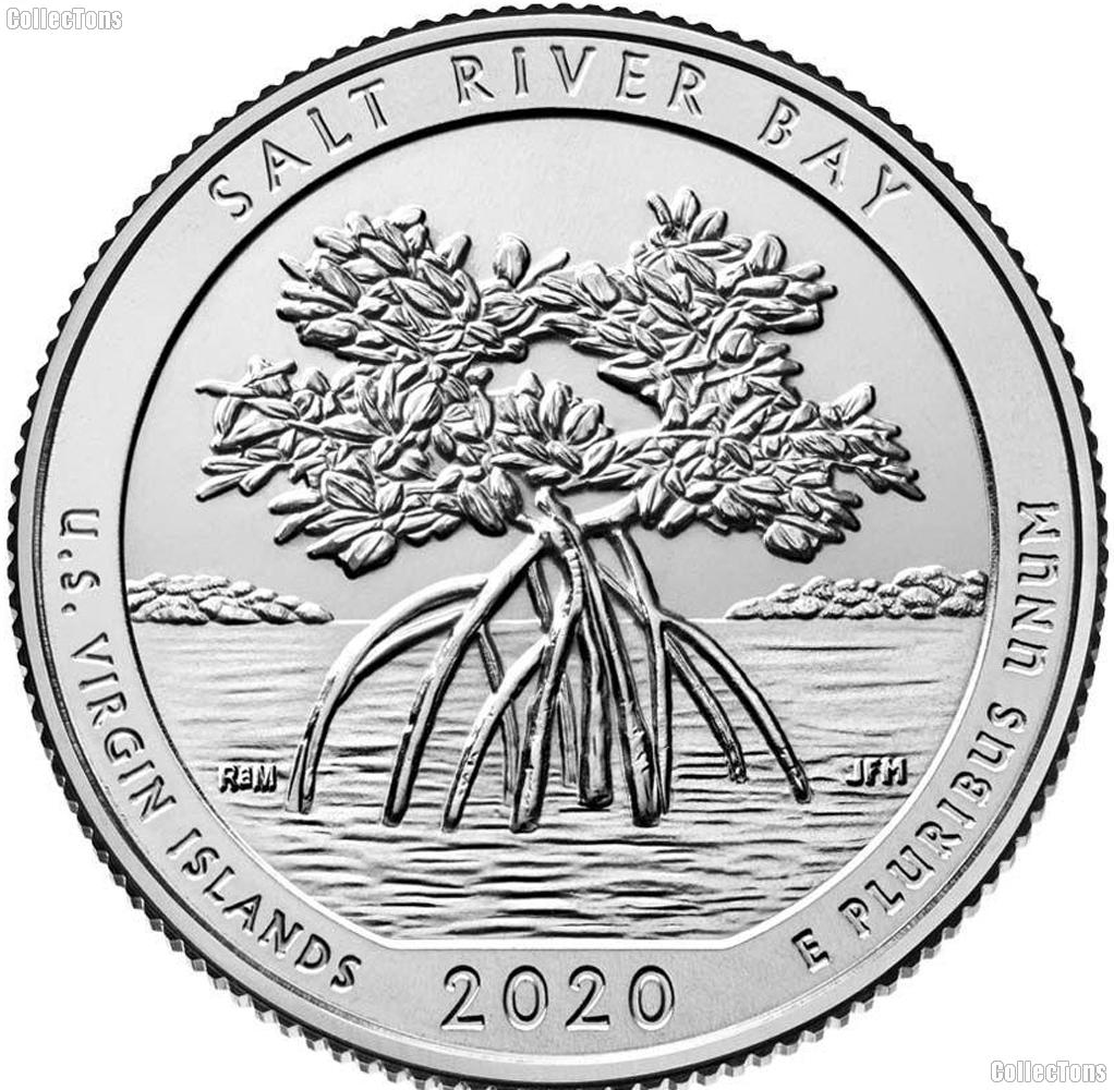 2020-S US Virgin Islands Salt River Bay Park and Preserve National Park Quarter GEM SILVER PROOF America the Beautiful