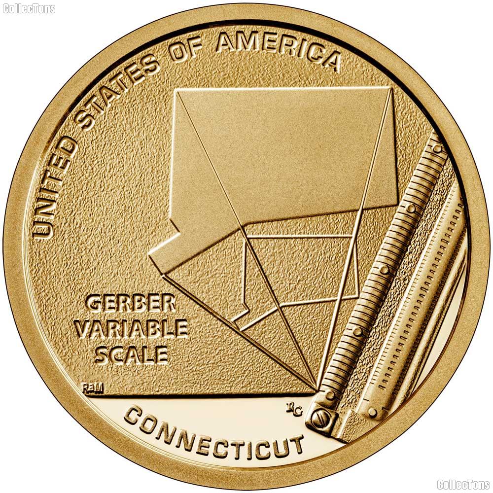 2020-S American Innovation Connecticut Dollar PROOF Coin 2020 Dollar